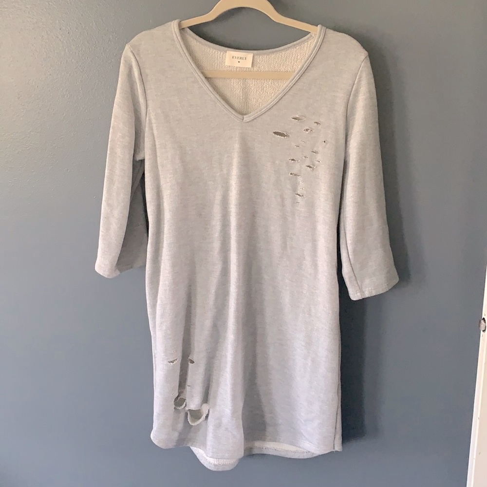 Everly Distressed Dress
